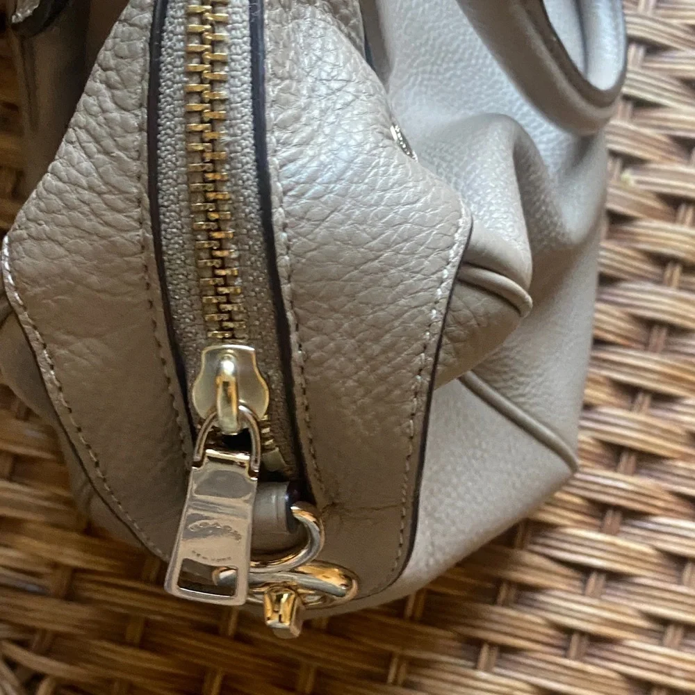 Coach Pebbled Leather Tote in Taupe - Picture 15 of 15